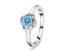 Blue Topaz Ring BTZ-RDR-27.