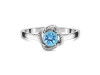 Blue Topaz Ring BTZ-RDR-27.