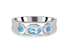 Blue Topaz Ring BTZ-RDR-29.