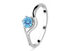 Blue Topaz Ring BTZ-RDR-4.
