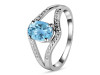 Blue Topaz Ring BTZ-RDR-9.