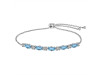 Blue Topaz Bracelet BTZ-RDB-135.