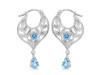Blue Topaz Earring BTZ-RDE-52.