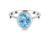 Blue Topaz Ring BTZ-RDR-1623.