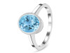 Blue Topaz Ring BTZ-RDR-1623.
