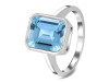 Blue Topaz Ring BTZ-RDR-1752.