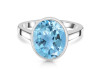 Blue Topaz Ring BTZ-RDR-1806.