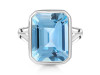 Blue Topaz Ring BTZ-RDR-1847.
