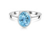 Blue Topaz Ring BTZ-RDR-1882.