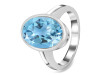 Blue Topaz Ring BTZ-RDR-1892.