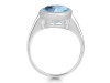 Blue Topaz Ring BTZ-RDR-1892.