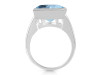Blue Topaz Ring BTZ-RDR-1897.