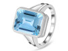 Blue Topaz Ring BTZ-RDR-1917.