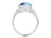 Blue Topaz Ring BTZ-RDR-1924.