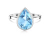Blue Topaz Ring BTZ-RDR-2852.