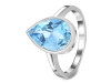 Blue Topaz Ring BTZ-RDR-2852.