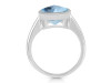 Blue Topaz Ring BTZ-RDR-2853.