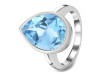 Blue Topaz Ring BTZ-RDR-2855.