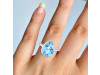 Blue Topaz Ring BTZ-RDR-2855.