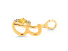 Citrine & White Topaz Alphabet B Pendant CIT-RDA-2.
