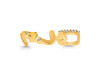 Citrine & White Topaz Alphabet Z Pendant CIT-RDA-52.