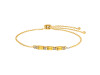 Citrine & White Topaz Bracelet CIT-RDB-139.