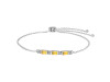 Citrine & White Topaz Bracelet CIT-RDB-139.