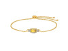 Citrine & White Topaz Bracelet CIT-RDB-140.