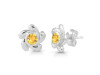 Citrine Stud Earring CIT-RDE-1.