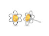 Citrine Stud Earring CIT-RDE-12.