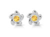 Citrine Stud Earring CIT-RDE-1.