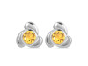 Citrine Stud Earring CIT-RDE-3.