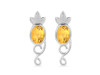 Citrine Stud Earring CIT-RDE-5.