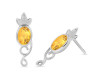 Citrine Stud Earring CIT-RDE-5.