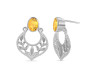 Citrine Stud Earring CIT-RDE-51.