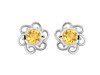 Citrine Stud Earring CIT-RDE-7.