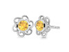 Citrine Stud Earring CIT-RDE-7.
