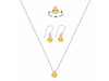  Citrine Jewelry Set CIT-RDN-410-RDE-995-RDR-4028.