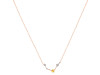 Aries Zodiac Star Constellation Citrine & White Topaz Necklace CIT-RDN-488.