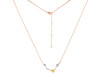 Aries Zodiac Star Constellation Citrine & White Topaz Necklace CIT-RDN-488.
