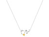 Scorpio Zodiac Star Constellation Citrine & White Topaz Necklace CIT-RDN-495.