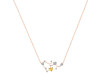 Sagittarius Zodiac Star Constellation Citrine & White Topaz Necklace CIT-RDN-496.