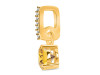 Citrine & White Topaz Pendant CIT-RDP-549-CZ-LOOP.