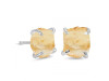 Citrine Raw Crystal Stud Earring CIT-RE-200.