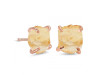 Citrine Raw Crystal Stud Earring CIT-RE-200.
