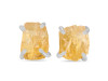 Citrine Raw Crystal Stud Earring CIT-RE-350.