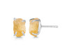 Citrine Raw Crystal Stud Earring CIT-RE-397.