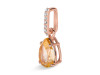 Citrine & White Topaz Pendant CIT-RP-76.