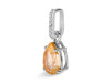 Citrine & White Topaz Pendant CIT-RP-76.