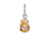 Citrine & White Topaz Pendant CIT-RP-76.